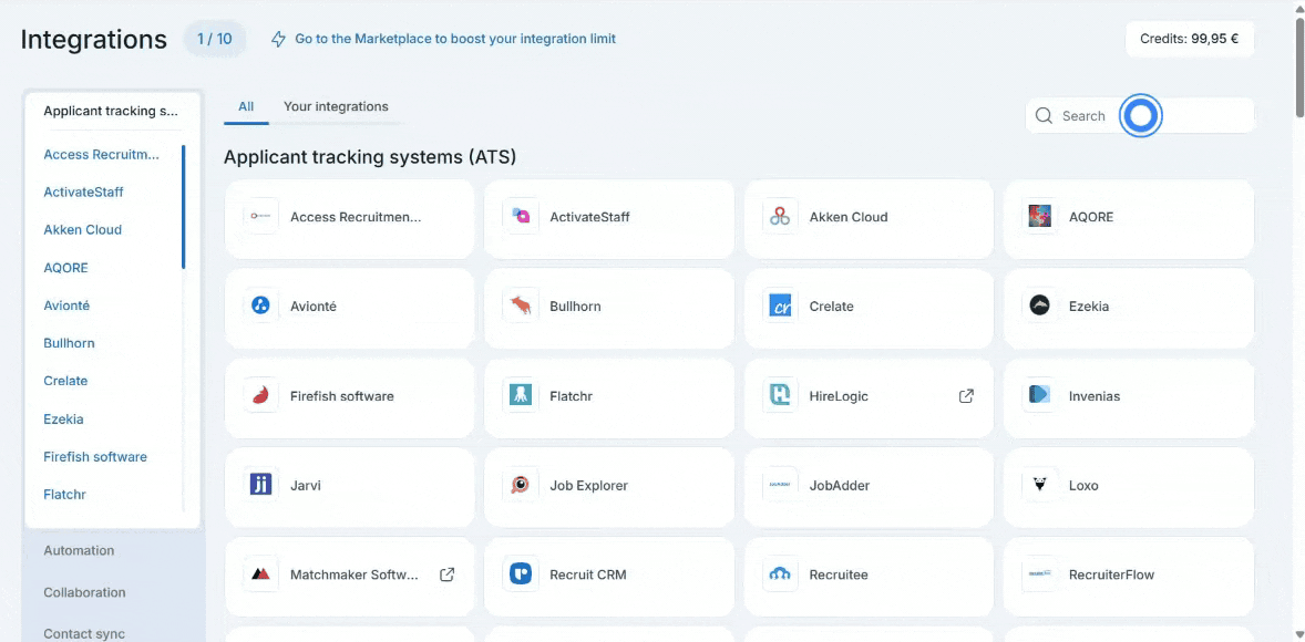 Activación de Zendesk en la Store de integraciones de Ringover
