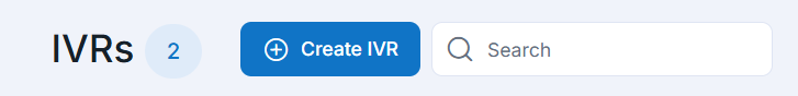 Create IVR button in Ringover